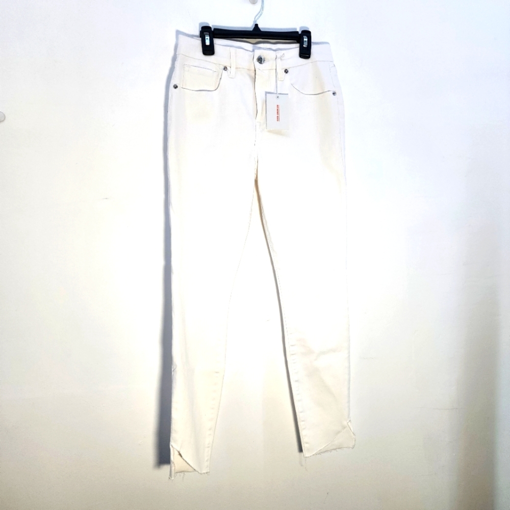 Good American White Good Legs Cropped 8/29 Nwt